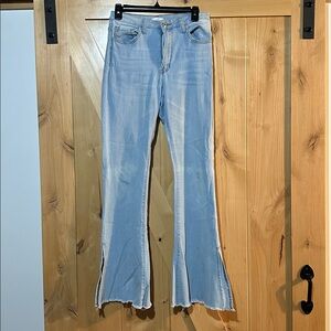 Forever 21 Light Blue Flare Jeans